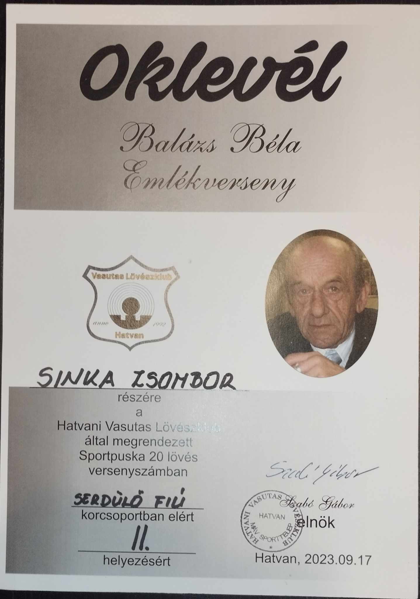 Akire büszkék vagyunk... Sportlövészet