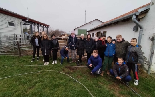 Pályaorientációs nap _ Csányi Kecskefarm és  Tej- és Sajtüzem  (kecskegazdaság, tejtermékek, sajtkészítés)
