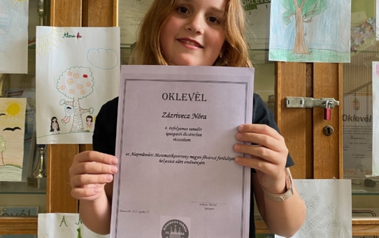 Akire büszkék vagyunk…Zázrivecz Nóra